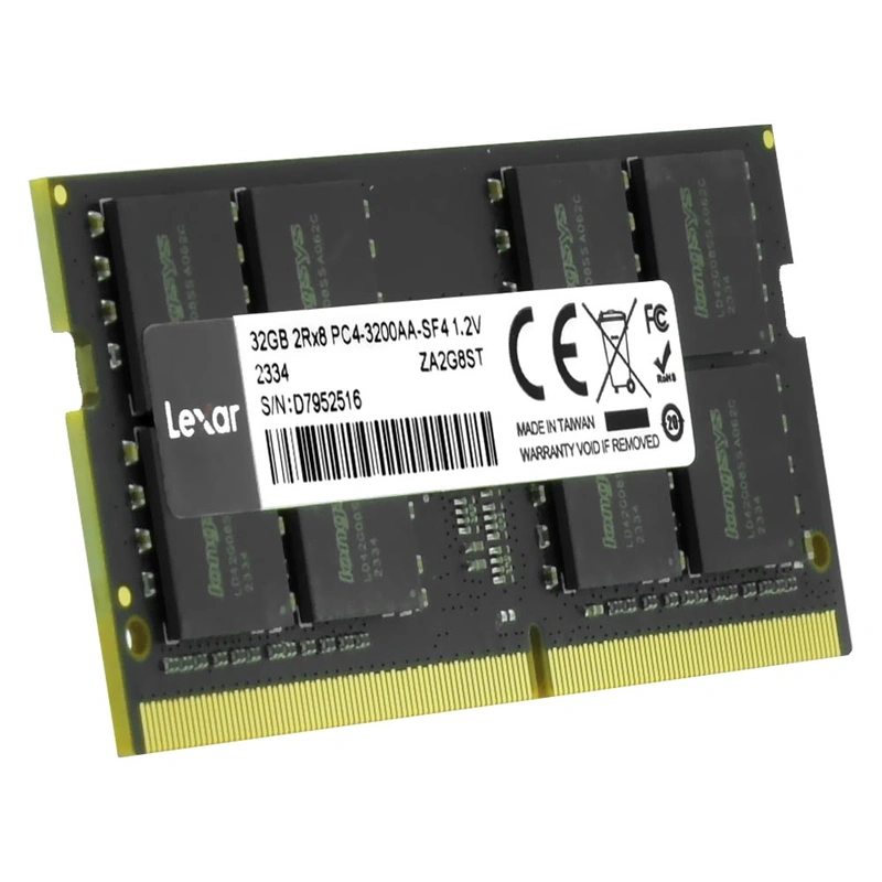 Memória RAM para Notebook Lexar DDR4 32GB 3200MHz - LD4AS032G-B3200GSST - Imagem 2
