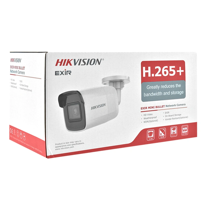 Câmera de Segurança IP Hikvision DS-2CD2021G1-I Exir Mini Bullet HD 2.8MM - Branco - Imagem 4