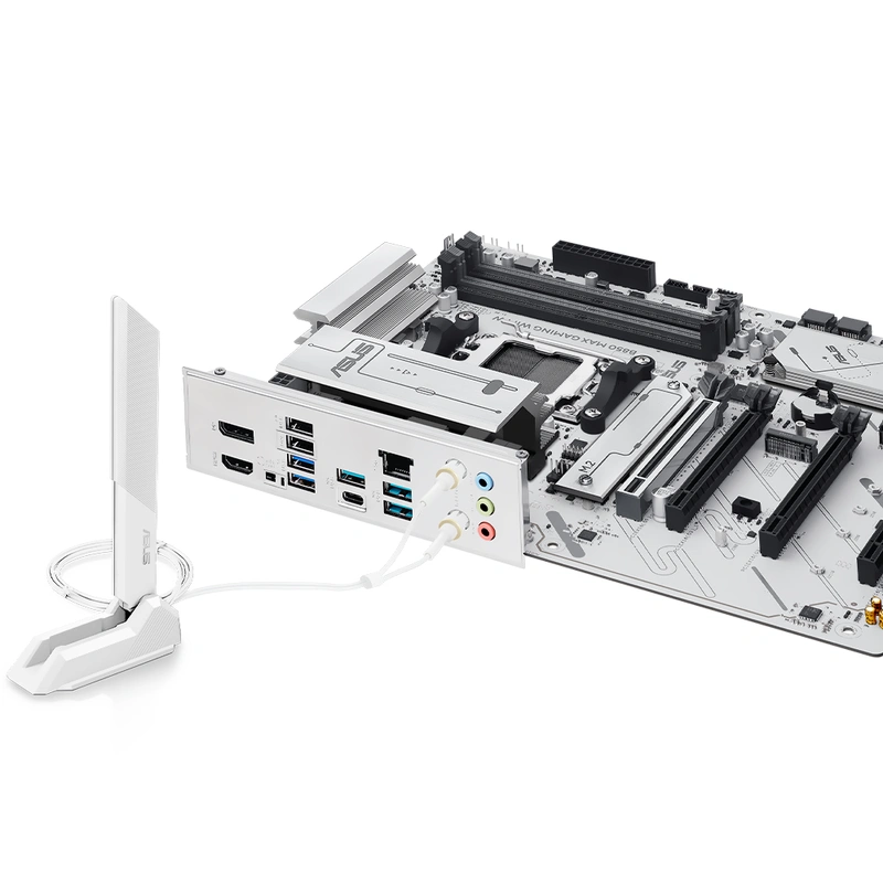Placa Mãe ASUS B850 Max Gaming Wi-Fi W Socket AM5 DDR5 AMD B850 ATX - Imagem 2