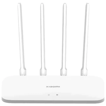 Roteador Xiaomi R4AC DVB4230GL Dual Band 2.4GHz 5GHz 2LAN 1WAN 1200Mbps 4 Antenas - Branco