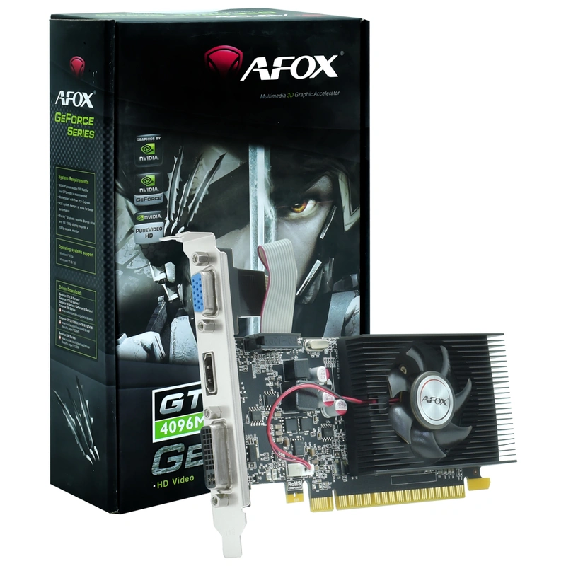 Placa de Vídeo AFOX 4GB GeForce GT42 DDR3 - AF420-4096D3L5 GeForce G420