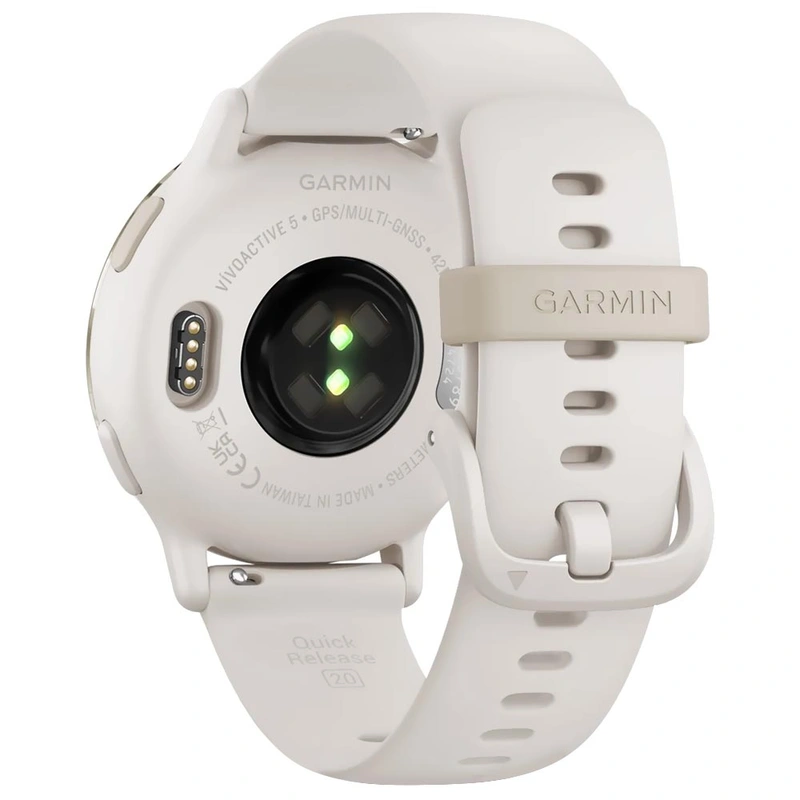 Relógio Garmin Vivoactive 5 - Ivory (010-02862-11) Wi-Fi - Bluetooth - ANT+ - Imagem 3