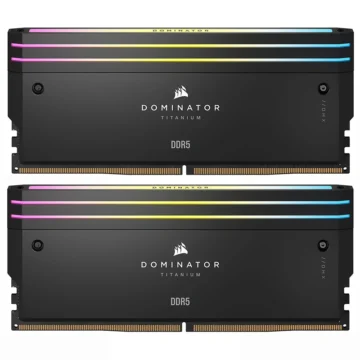 Memória RAM Corsair Dominator Titanium DDR5 96GB (2x48GB) 6800MHz RGB (CMP96GX5M2B6800C40)