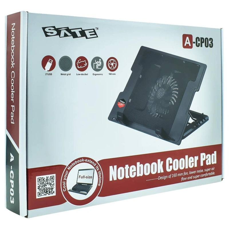 Cooler para Notebook Satellite A-CP03 9 LED Preto - Imagem 3