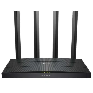 Roteador Tp-Link Archer AX12 AX1500 Dual Band 2.4GHz 5GHz Wi-Fi 6 4 Antenas - Preto
