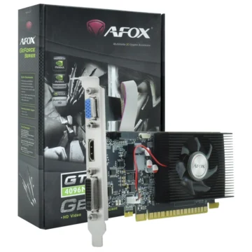 Placa de Vídeo AFOX 4GB GeForce GT730 DDR3 - AF730-4096D3L5 700MHz 128 bits