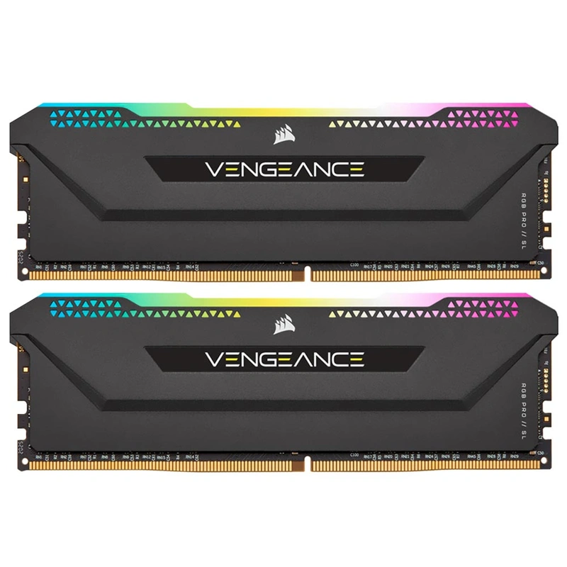 Memória RAM Corsair Vengeance RGB Pro SL DDR4 32GB (2x16GB) 3200MHz (CMH32GX4M2E3200C16)
