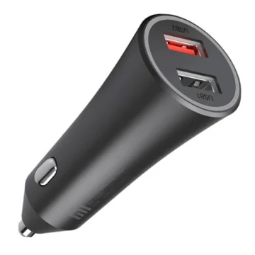 Carregador de Bateria Veicular Xiaomi Mi CC06ZM USB - Preto Mi 37W