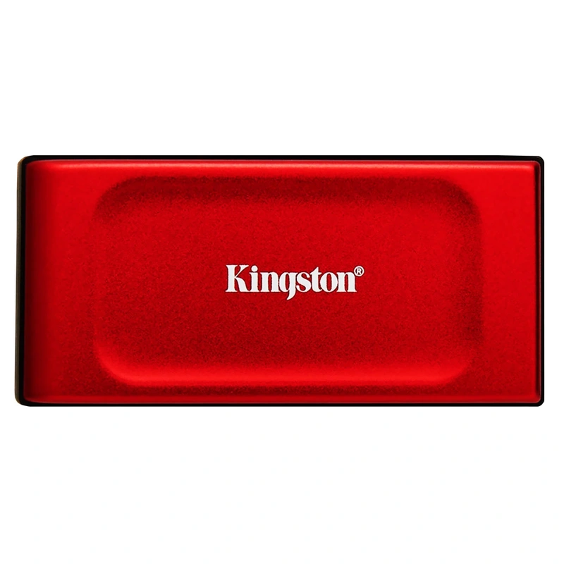 SSD Externo Kingston 2TB Portátil XS1000R - Vermelho (SXS1000R2000G) USB-C 3.2
