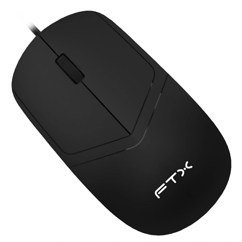 Mouse FTX M47 USB - Preto Com Fio USB-C - Imagem 2