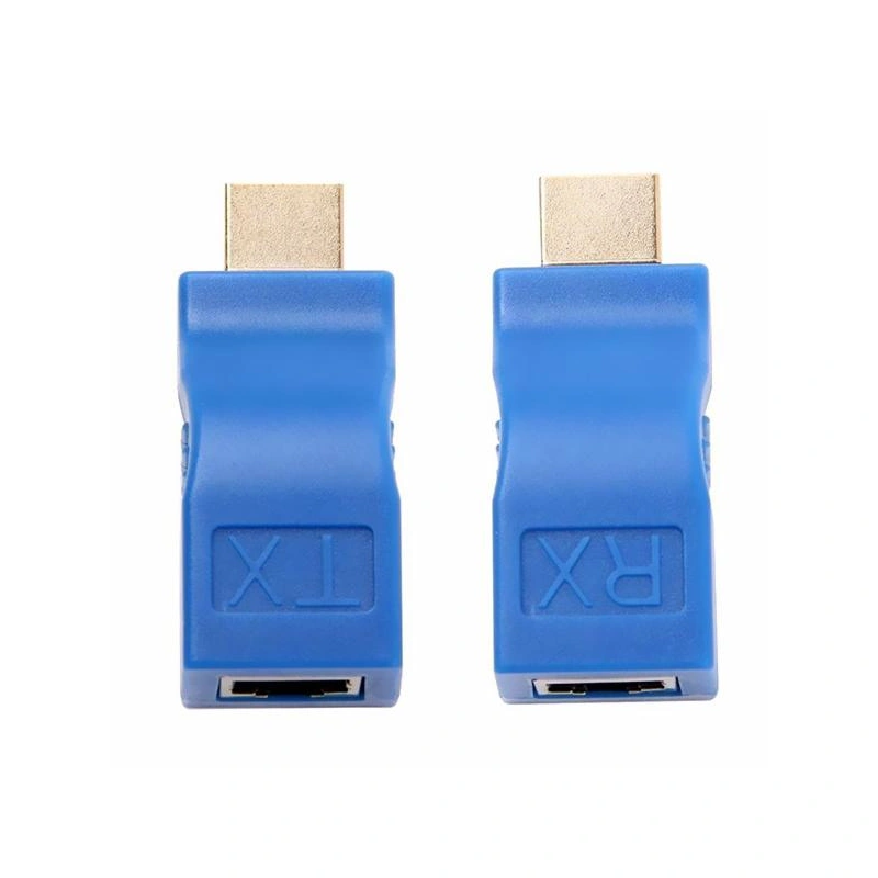 Adaptador Extender HDMI RJ45 - 30M Azul - Imagem 2
