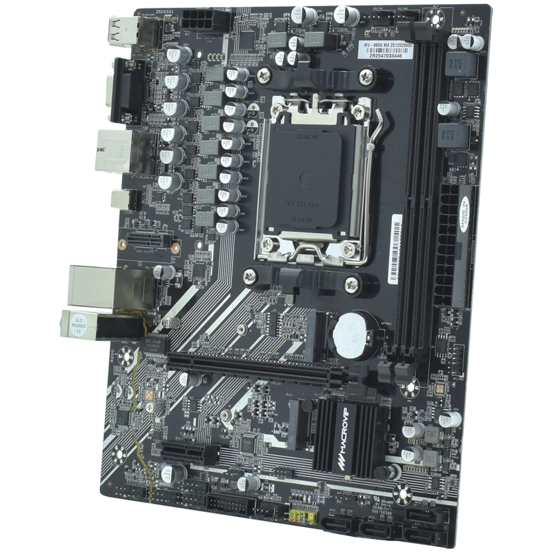 Placa Mãe Macrovip MV-B650 Socket AM5 VGA DDR5 AMD B650 Micro ATX - Imagem 2