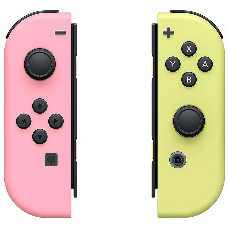 Controle Nintendo Switch Joy-Con Wireless - Rosa Amarelo (HAC-A-JAVAF) - Imagem 2