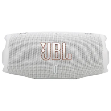 Caixa de Som JBL Charge 6 Bluetooth - Branco 30W IP68 Bateria recarregável