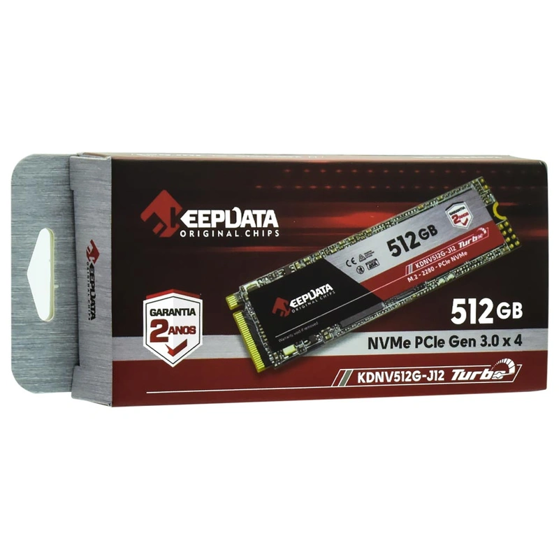 SSD Keepdata M.2 512GB NVMe - KDNV512G-J12 PCIe Gen 3 x4 - Imagem 3