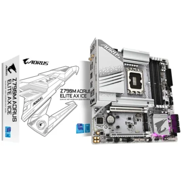 Placa Mãe Gigabyte Z790M AORUS Elite AX Ice Socket LGA 1700 DDR5 Intel Z790