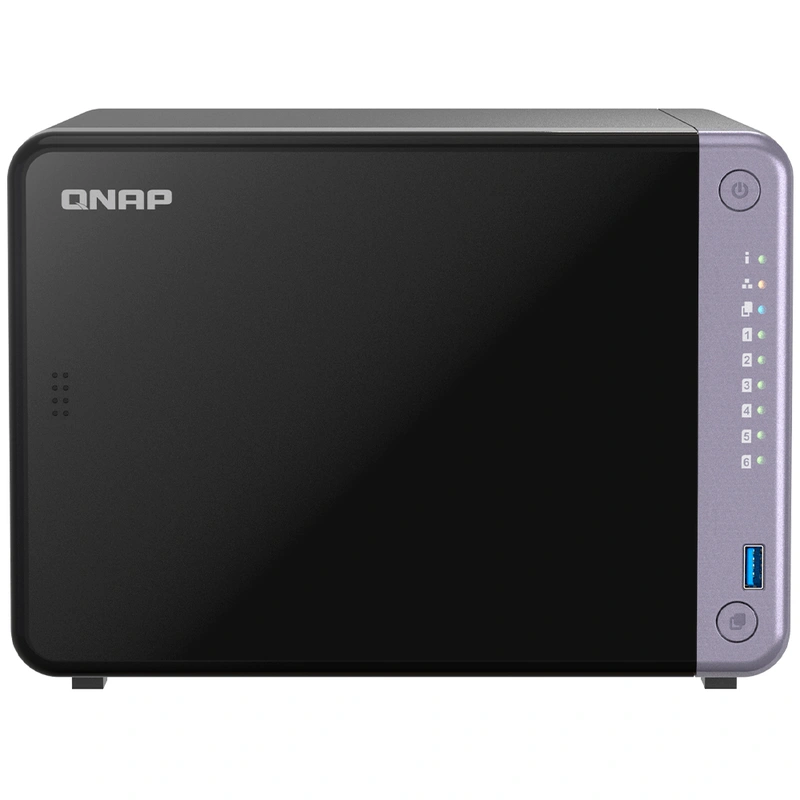 Servidor Nas Storage QNAP TS-632X Quad-Core de 2.0GHz 4GB de RAM 6 Baias USB 3.0 LAN - Imagem 2