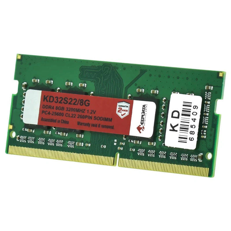 Memória RAM para Notebook Keepdata DDR4 8GB 3200MHz - KD32S228G SODIMM - Imagem 2