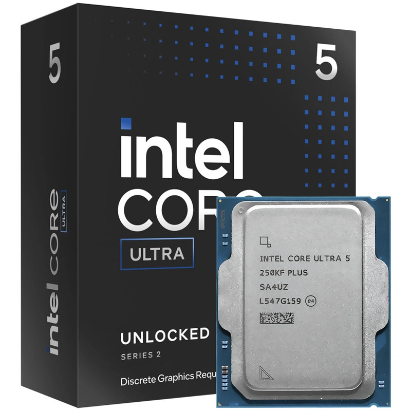 Processador Intel Core Ultra 5 250KF Plus Socket LGA 1851 4.2GHz 30MB Até 5.3GHz
