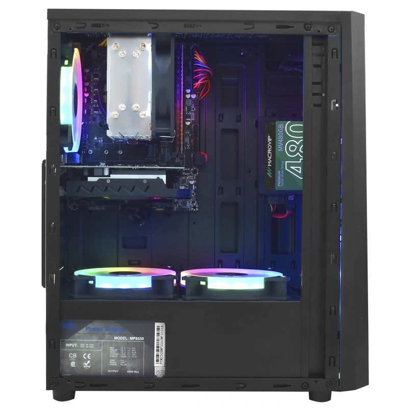 PC Montado Gamer Macrovip Intel Core i5 8400 2.8GHz 8GB RAM 480GB SSD GeForce GTX750TI 4GB - Imagem 2