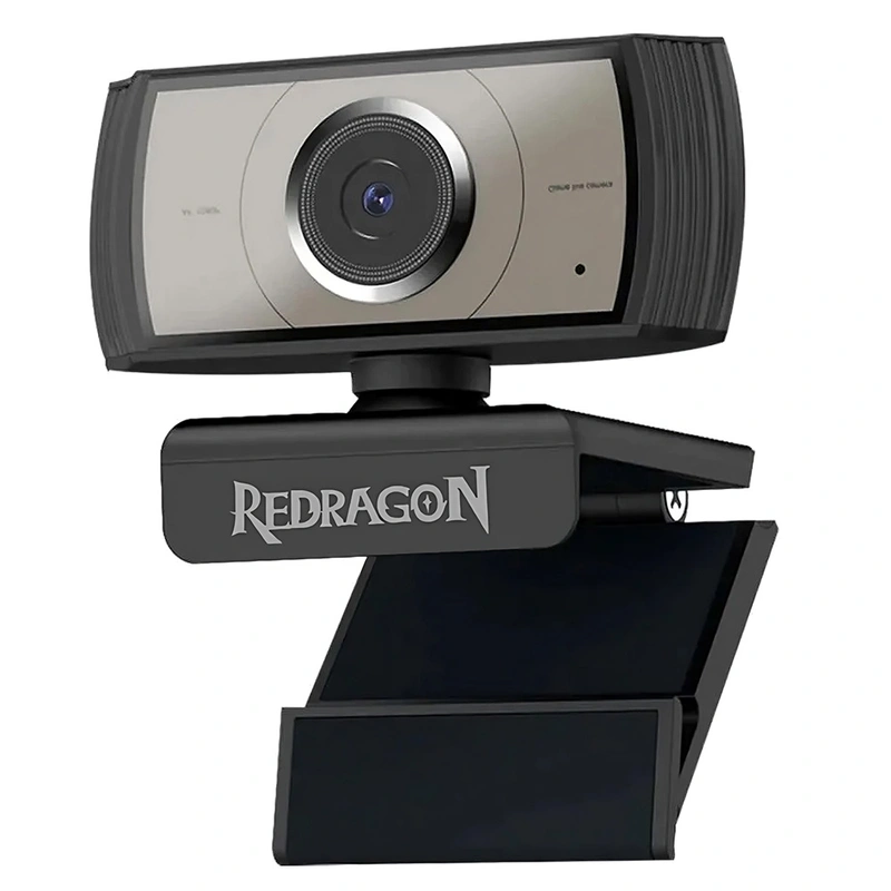 Webcam Redragon GW900-1 Apex 1080P FHD - Preto USB - Imagem 2