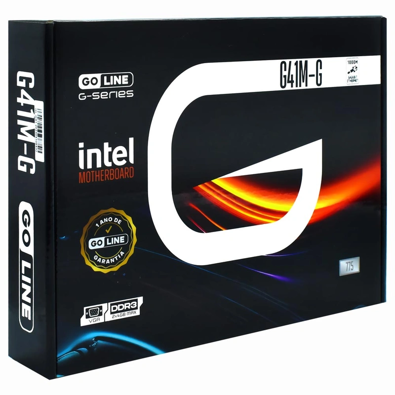 Placa Mãe GoLine GL-G41M-G Socket LGA 775 VGA DDR3 Intel G41 Micro ATX - Imagem 3