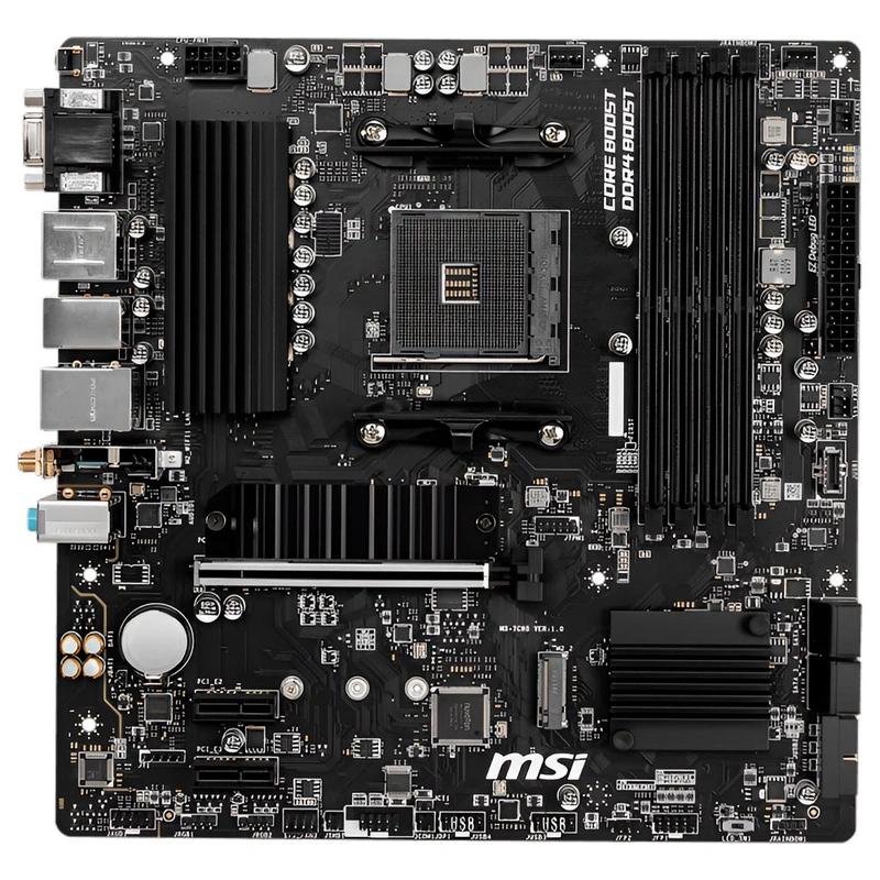 Placa Mãe MSI B550M PRO-VDH Wi-Fi Socket AM4 VGA DDR4 AMD B550 - Imagem 2
