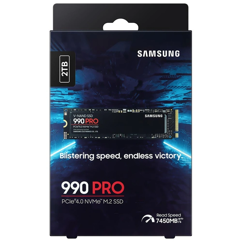 SSD Samsung M.2 2TB 990 Pro NVMe - MZ-V9P2T0BAM PCIe Gen 4.0 x4 - Imagem 3