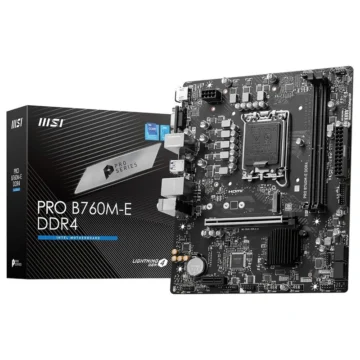 Placa Mãe MSI Pro B760M-E DDR4 Socket LGA 1700 DDR4 Intel B760 Micro ATX