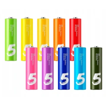 Pilhas Xiaomi Alkaline AA LR6 com 10 Pilhas - BHR5393GL Alkaline Rainbow LR6 (AA)