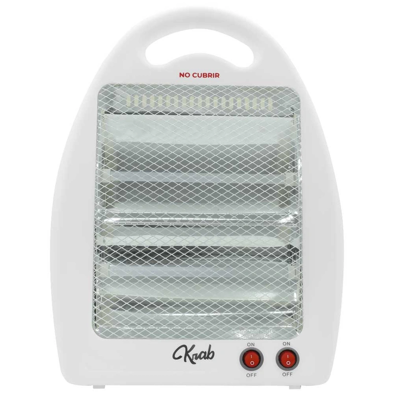 Aquecedor Portátil KRAB Cuarzo KBEP800 800W 110V - Branco