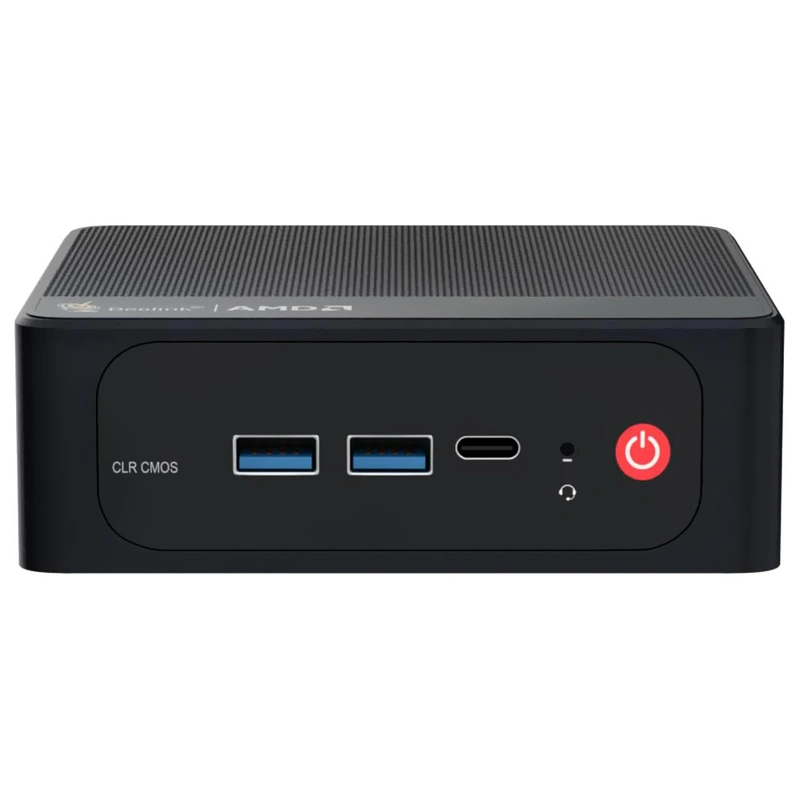 Mini PC Beelink SER5 Max AMD Ryzen 7 6800U 2.7GHz 24GB de RAM 500GB SSD Win11 Pro Cinza