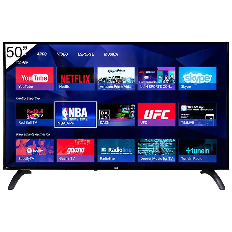 TV Smart HYE HYE50ATHQ 50 HYE55ATUH ISDB Preto