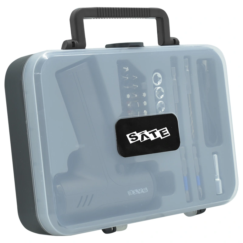 Parafusadeira Sem Fio Satellite A-KS29 Kit Recerrgavel - Preto - Imagem 3