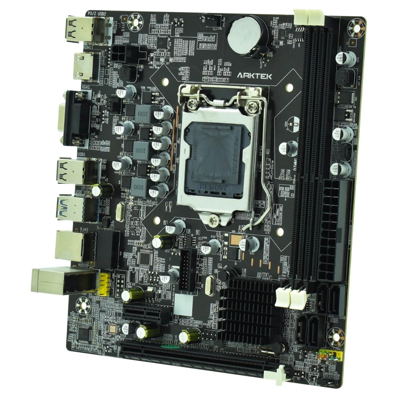 Placa Mãe Arktek AK-B75M EL Socket LGA 1155 VGA DDR3 Intel B75 Micro ATX - Imagem 2
