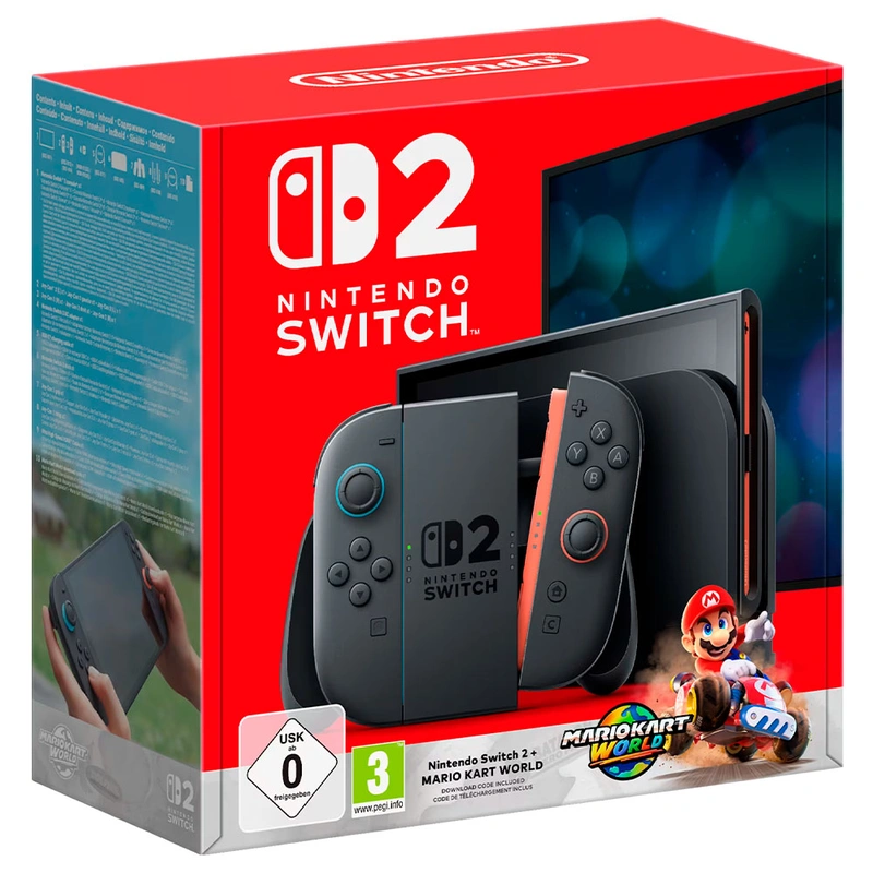 Console Nintendo Switch 2 256GB - Preto + Jogo Mario Kart World (BEE-S-KB6LA) (E6G) - Imagem 4