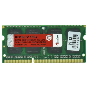 Memória RAM para Notebook Keepdata DDR3L 8GB 1600MHz - KD16LS118G SODIMM