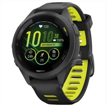Relógio Garmin Forerunner 265S - Preto (010-02810-03) 5 ATM Até 15 dias no modo Smartwatch