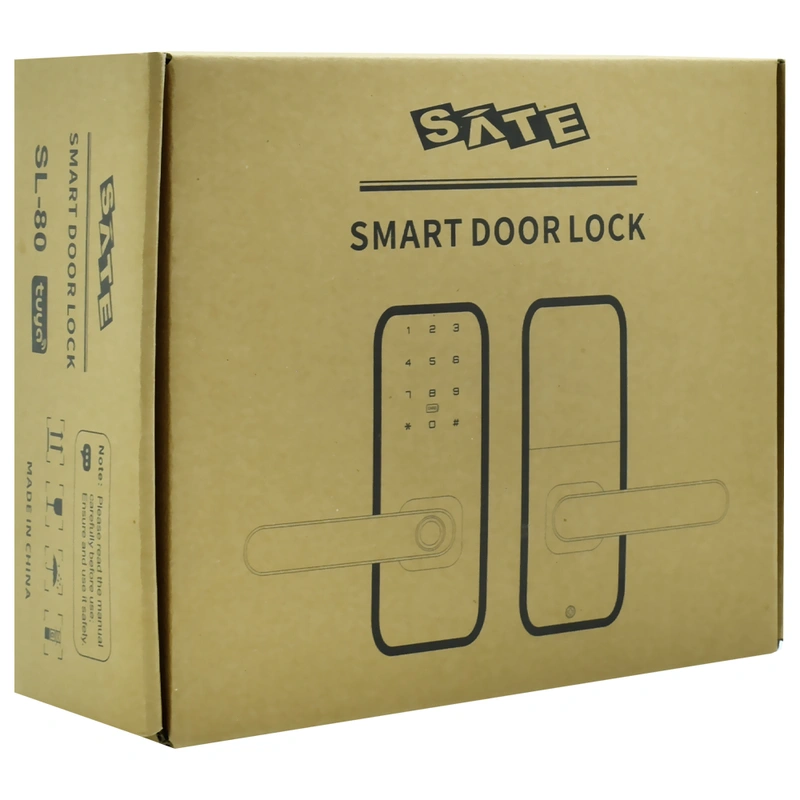 Fechadura Digital Satellite SL-80 Smart Door Lock - Preto - Imagem 3