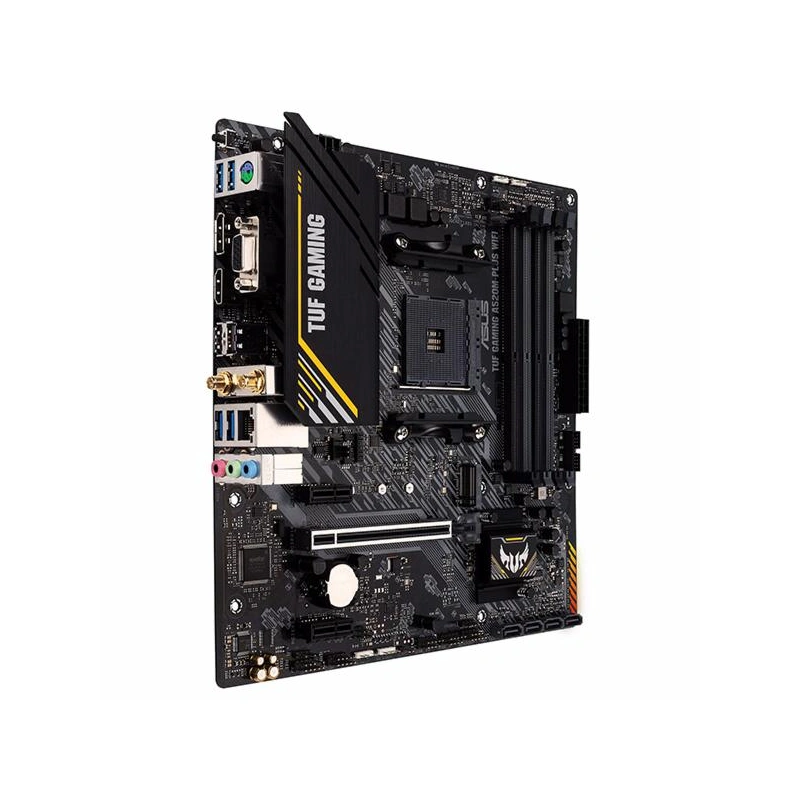 Placa Mãe ASUS TUF Gaming A520M-PLUS Wi-Fi Socket AM4 VGA DDR4 AMD A520 - Imagem 2