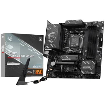 Placa Mãe MSI B850M Gaming Pro Wi-Fi6E Socket AM5 DDR5 AMD B850M Micro ATX