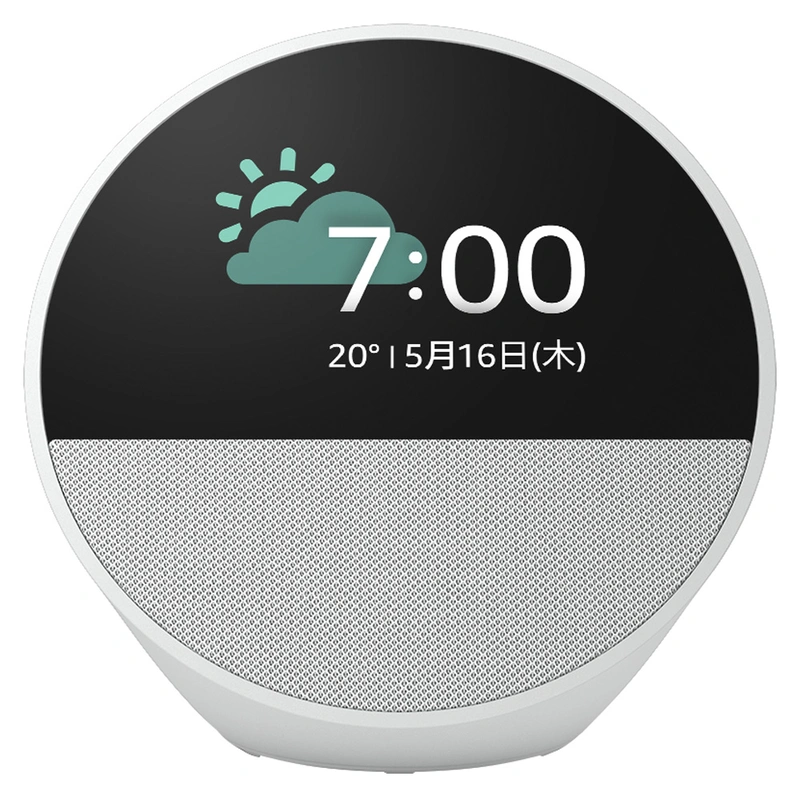 Caixa de Som Amazon Echo Spot Alexa Bluetooth - Branco Echo Spot (2024)