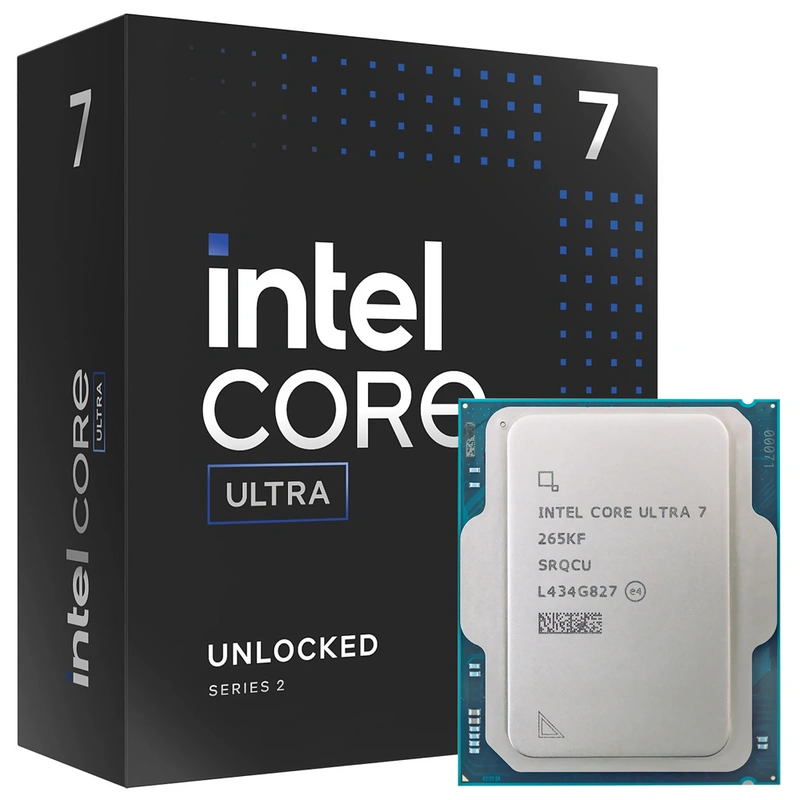 Processador Intel Core Ultra 7 265KF Socket LGA 1851 30MB Até 5.50GHz 20 núcleos