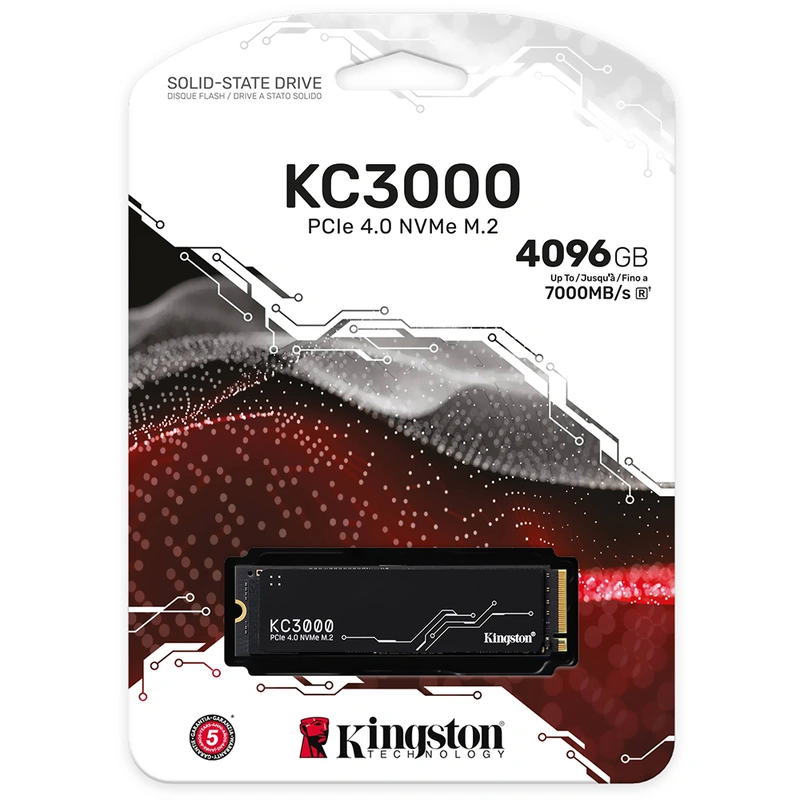 SSD Kingston M.2 4TB KC3000 NVMe - SKC3000D4096G PCIe 4.0 x4 - Imagem 3