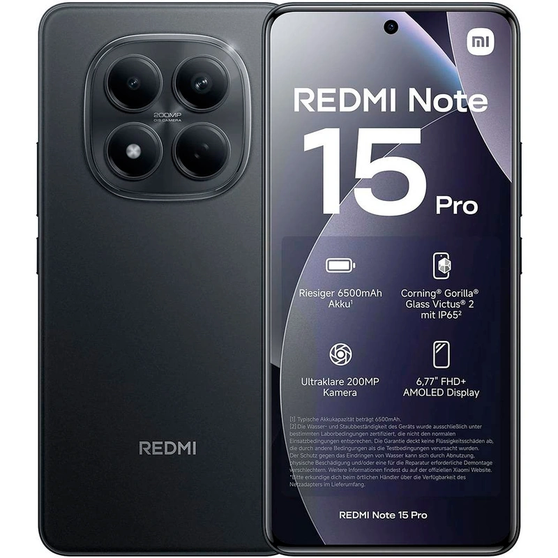 Celular Xiaomi Redmi Note 15 Pro 12GB de RAM 512GB Tela 6.77 MediaTek Helio G200 Ultra