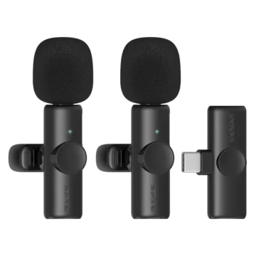 Microfone Satellite A-MK231 Wireless USB-C - Preto