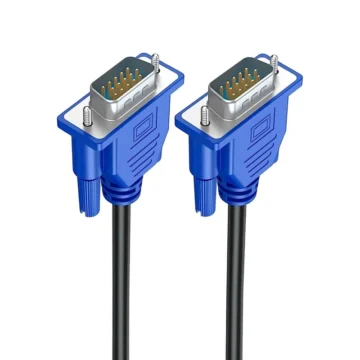 Cabo VGA para VGA - 1.5M Microfins Preto / Azul