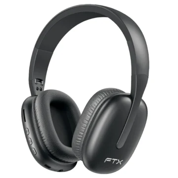 Fone de Ouvido FTX H10-BK Bluetooth - Preto USB-C 331g