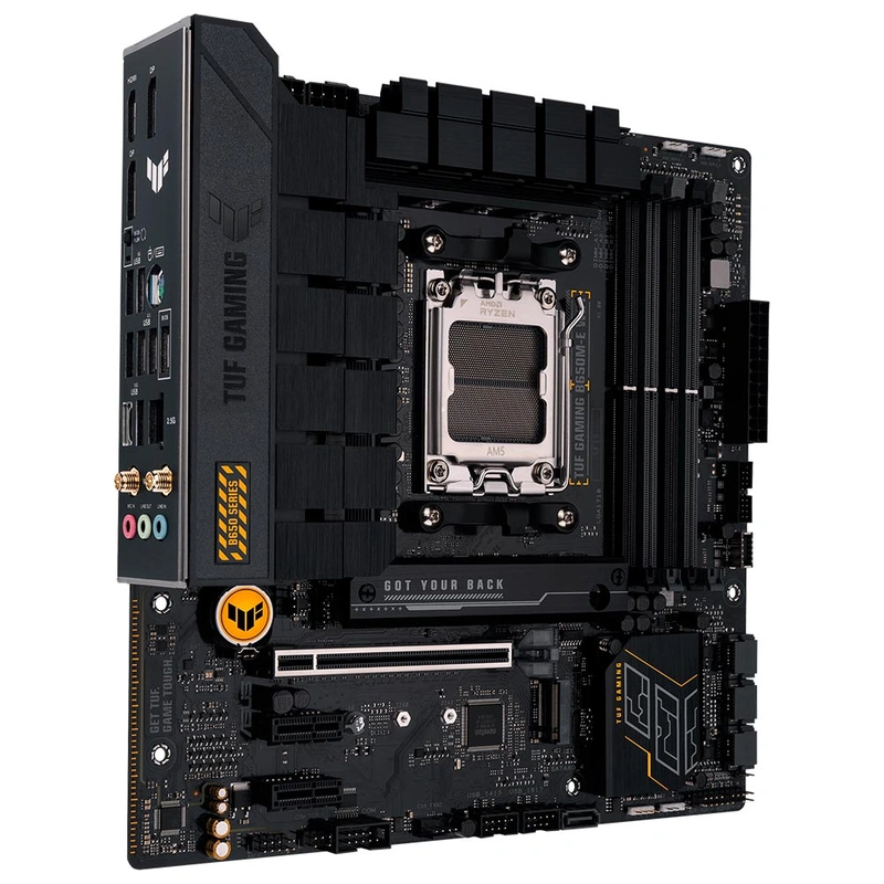 Placa Mãe ASUS TUF Gaming B650M-E Wi-Fi Socket AM5 DDR5 AMD B650 Micro ATX - Imagem 3