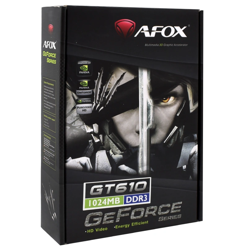 Placa de Vídeo AFOX 1GB GeForce GT610 DDR3 - AF610-1024D3L7-V5 Base: 810MHz - Imagem 3
